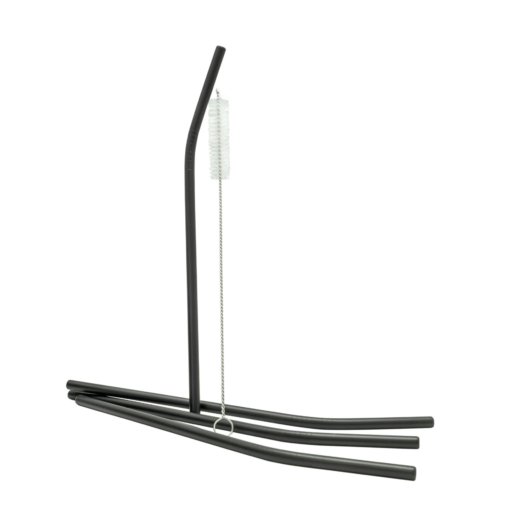 Pajitas de Acero Inoxidable Negras