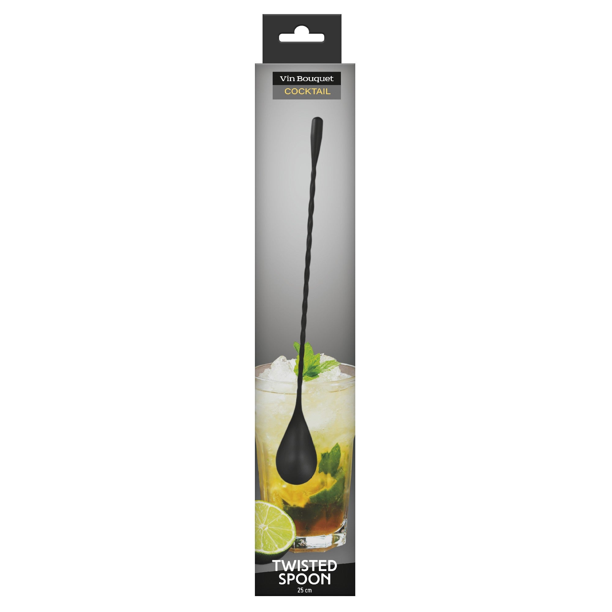 Cuchara de Cóctel Negra