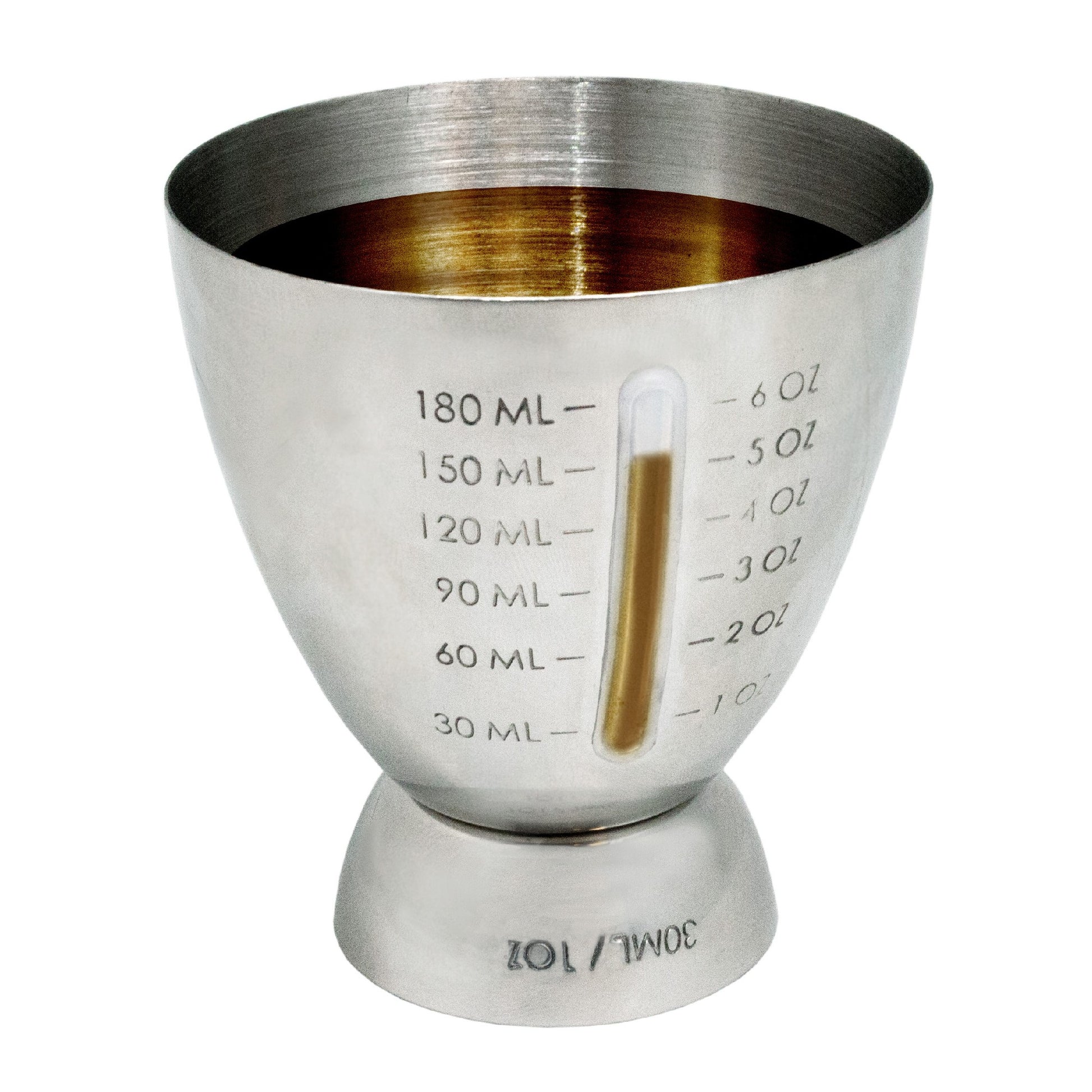 Medidor Coctelería Gigante Acero Inoxidable 30 a 180 ml