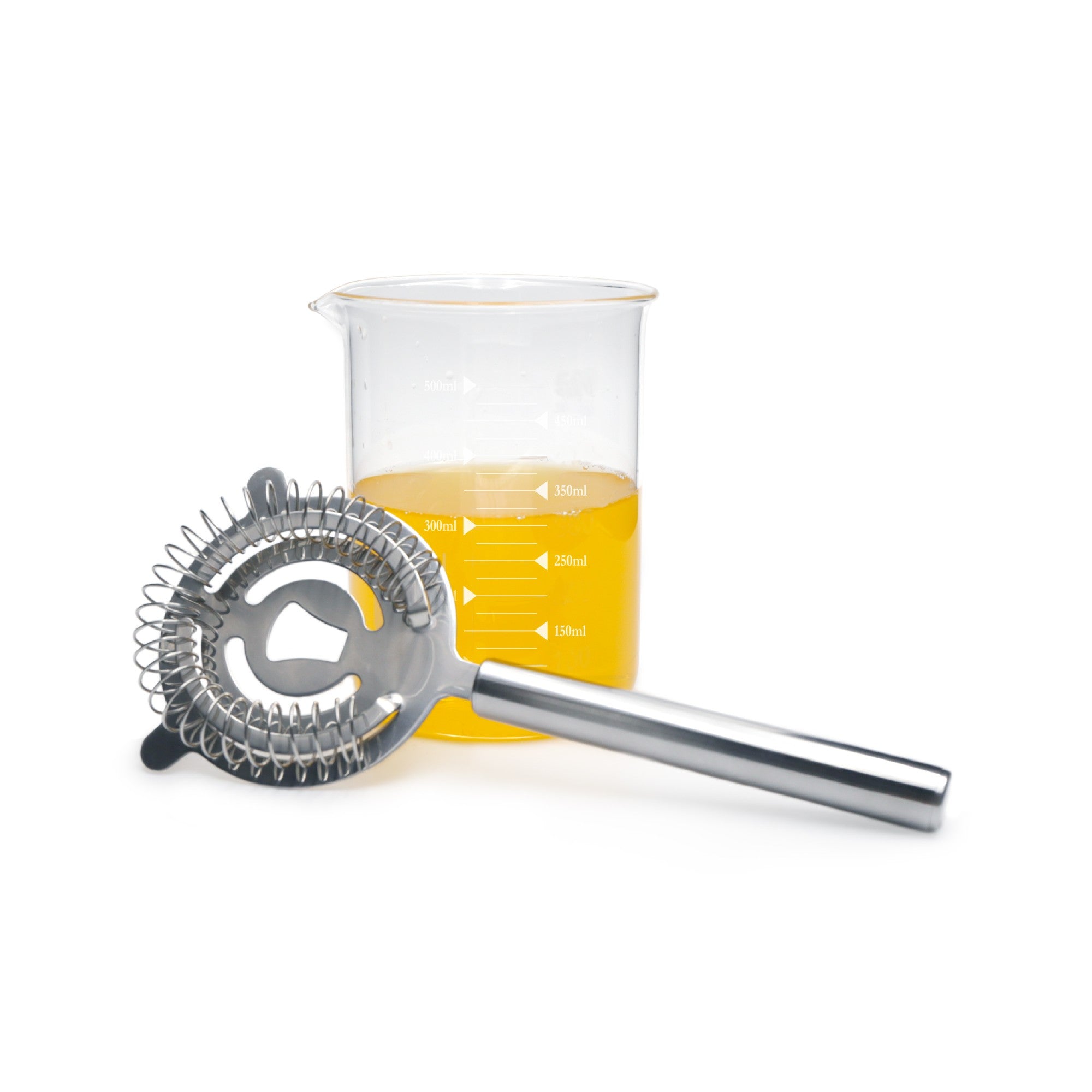 Vaso medidor con colador para preparar cócteles