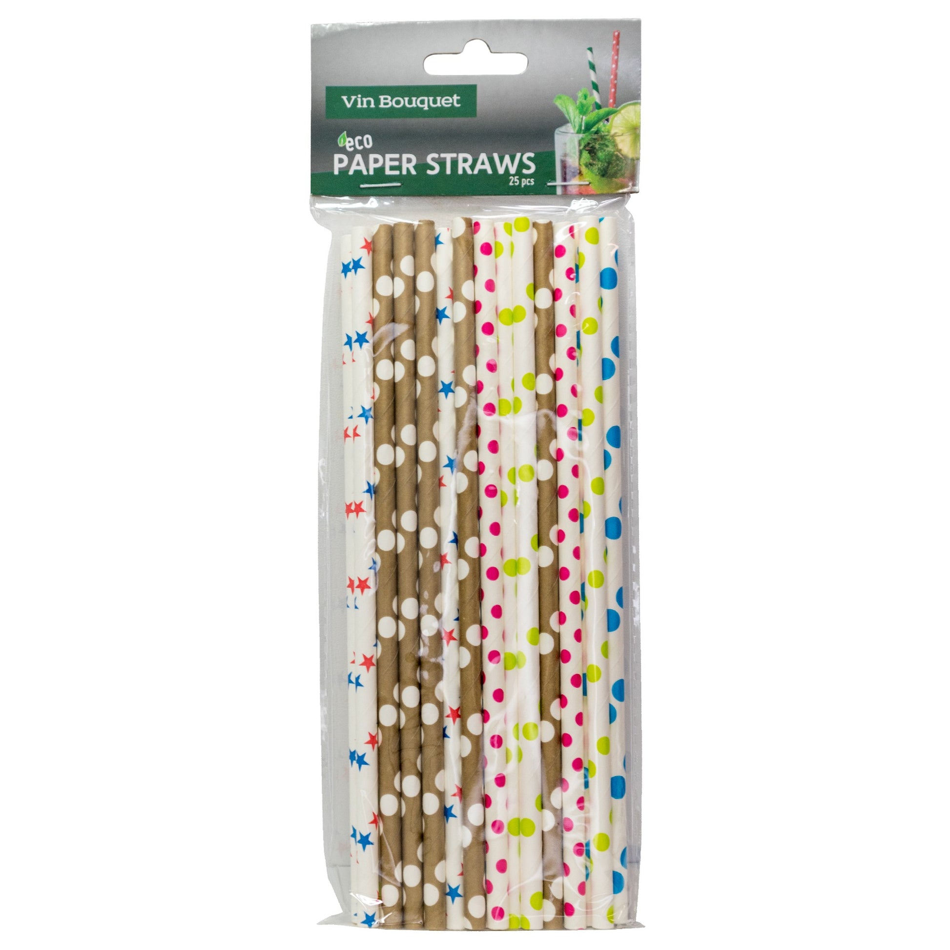 Pajitas de Papel Desechables