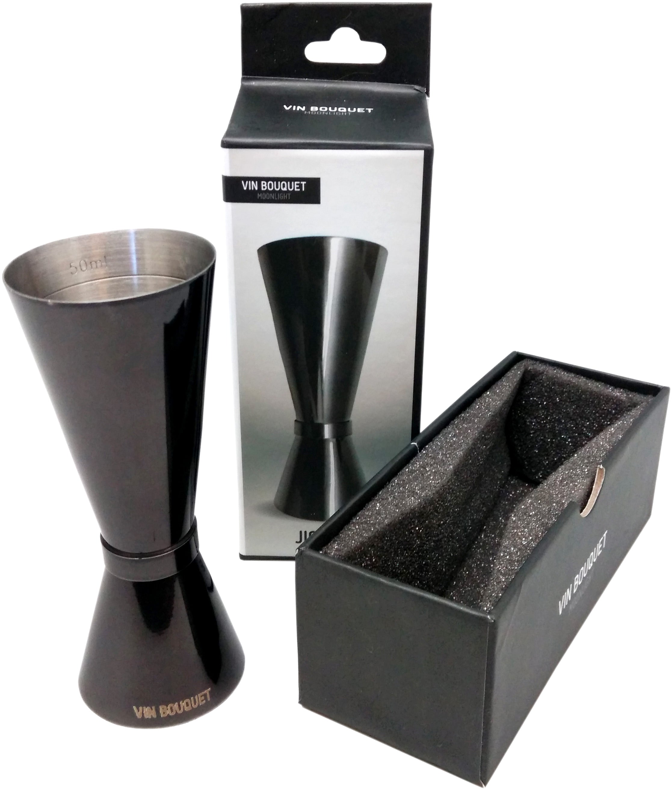 Medidor Coctelería 50/25 ml Grafito Vin Bouquet