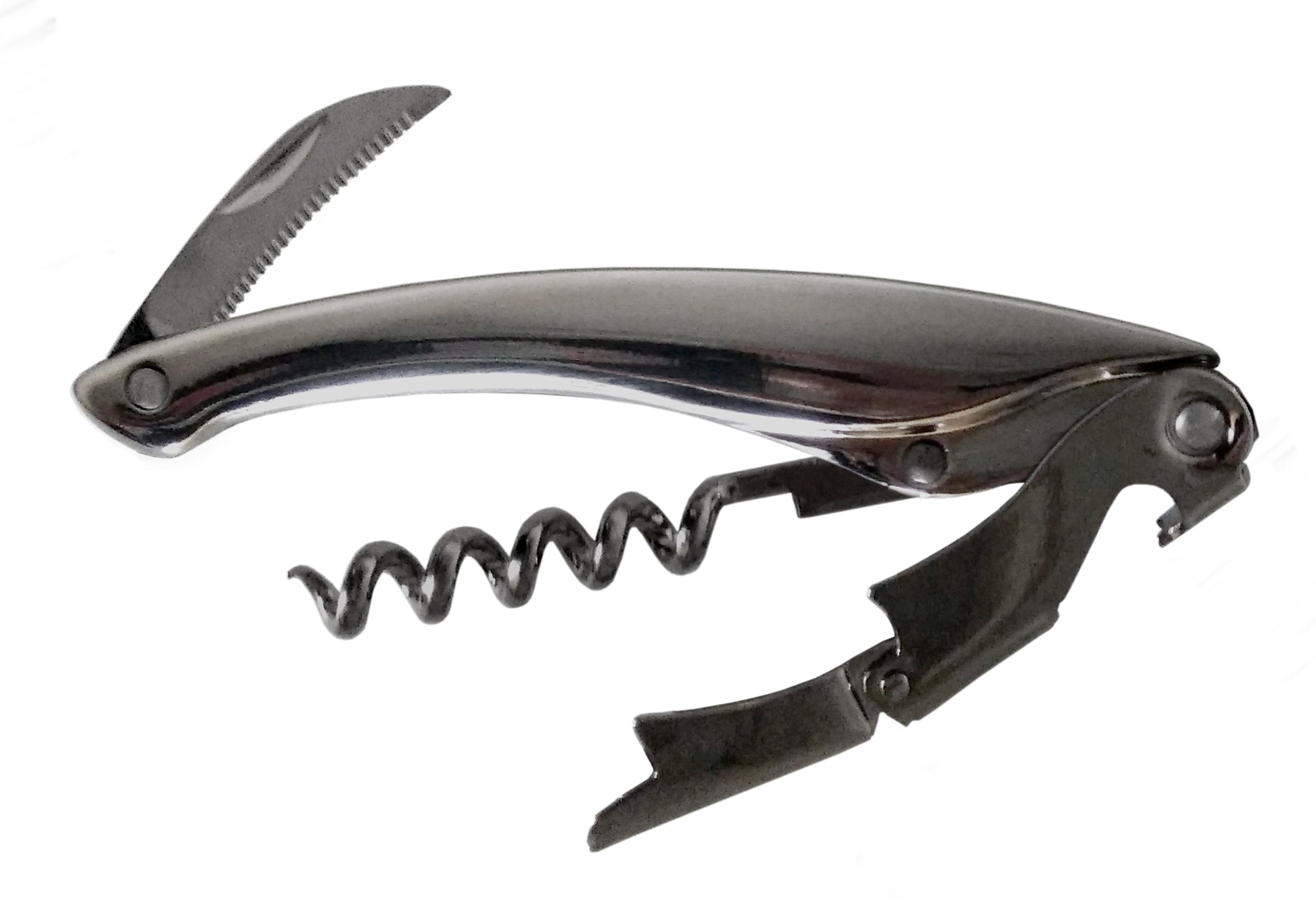 Sacacorchos 2 tiempos Moonlight negro profesional