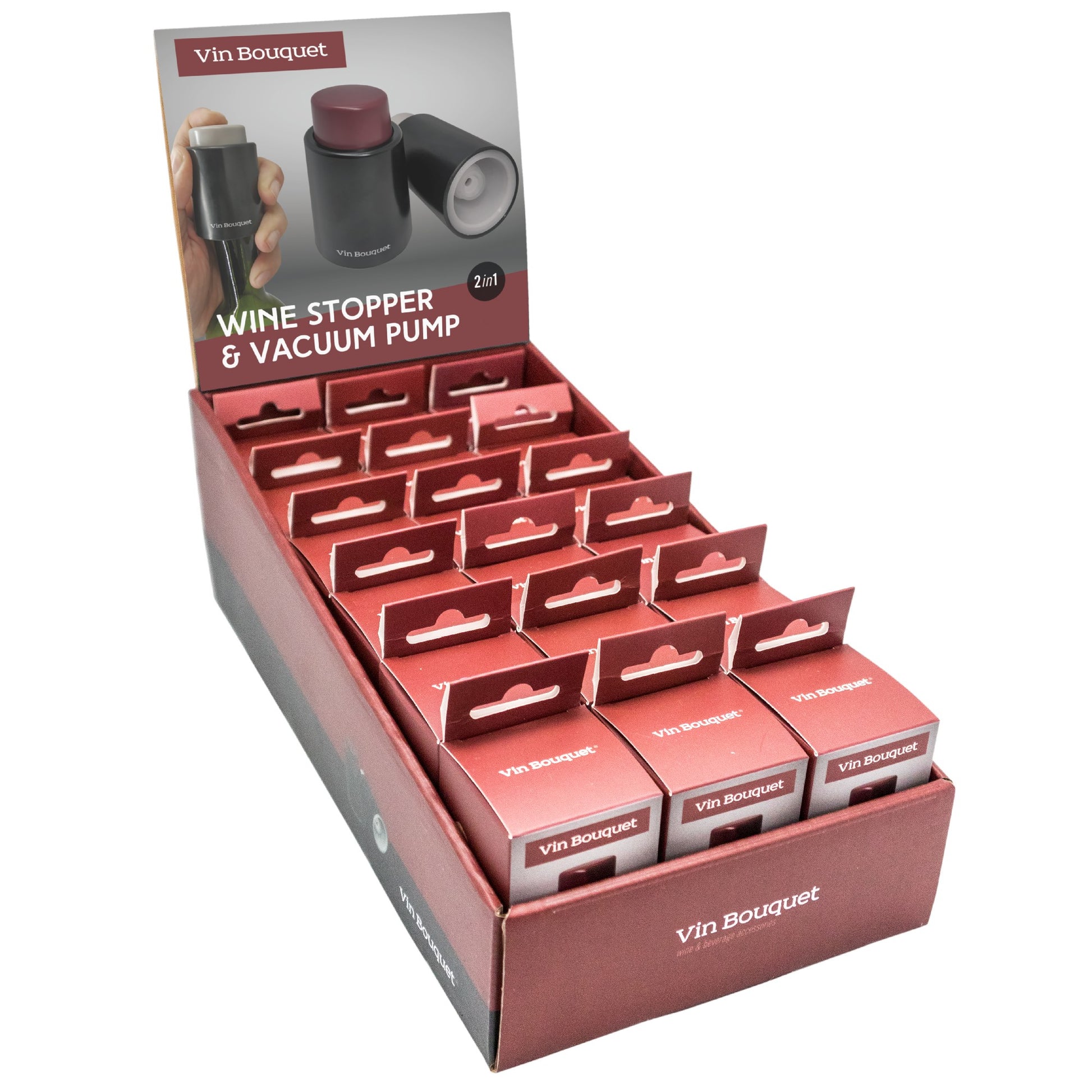 Tapón de vacío para conservar vino