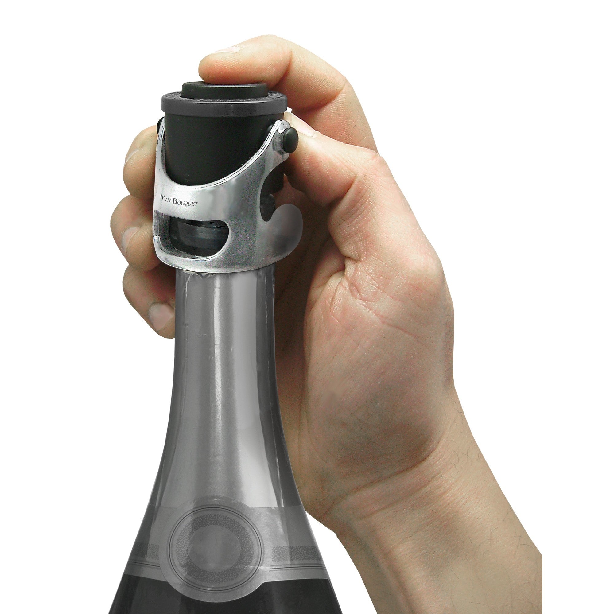 Tapón conservador metálico para cava