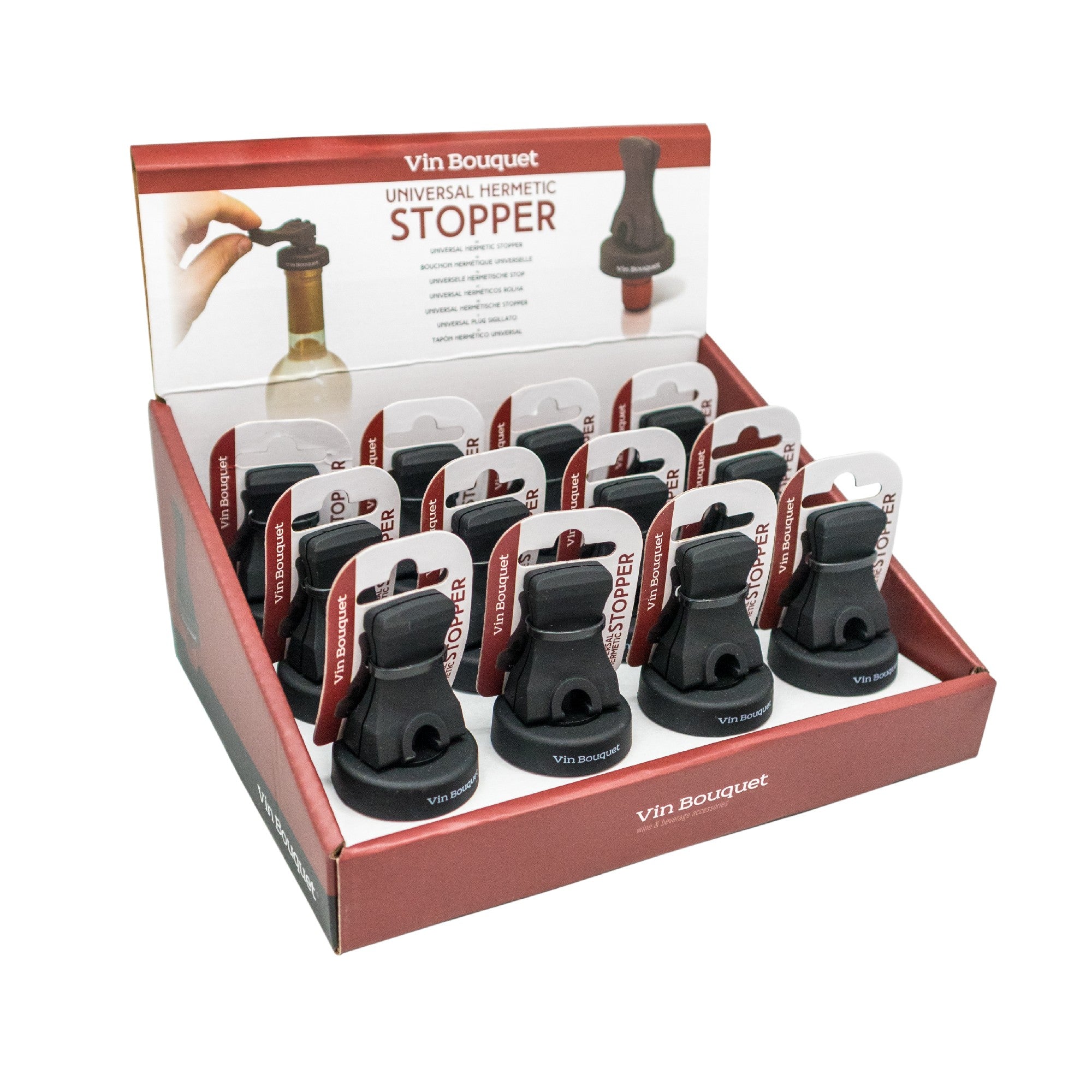 Tapón hermético universal para botellas