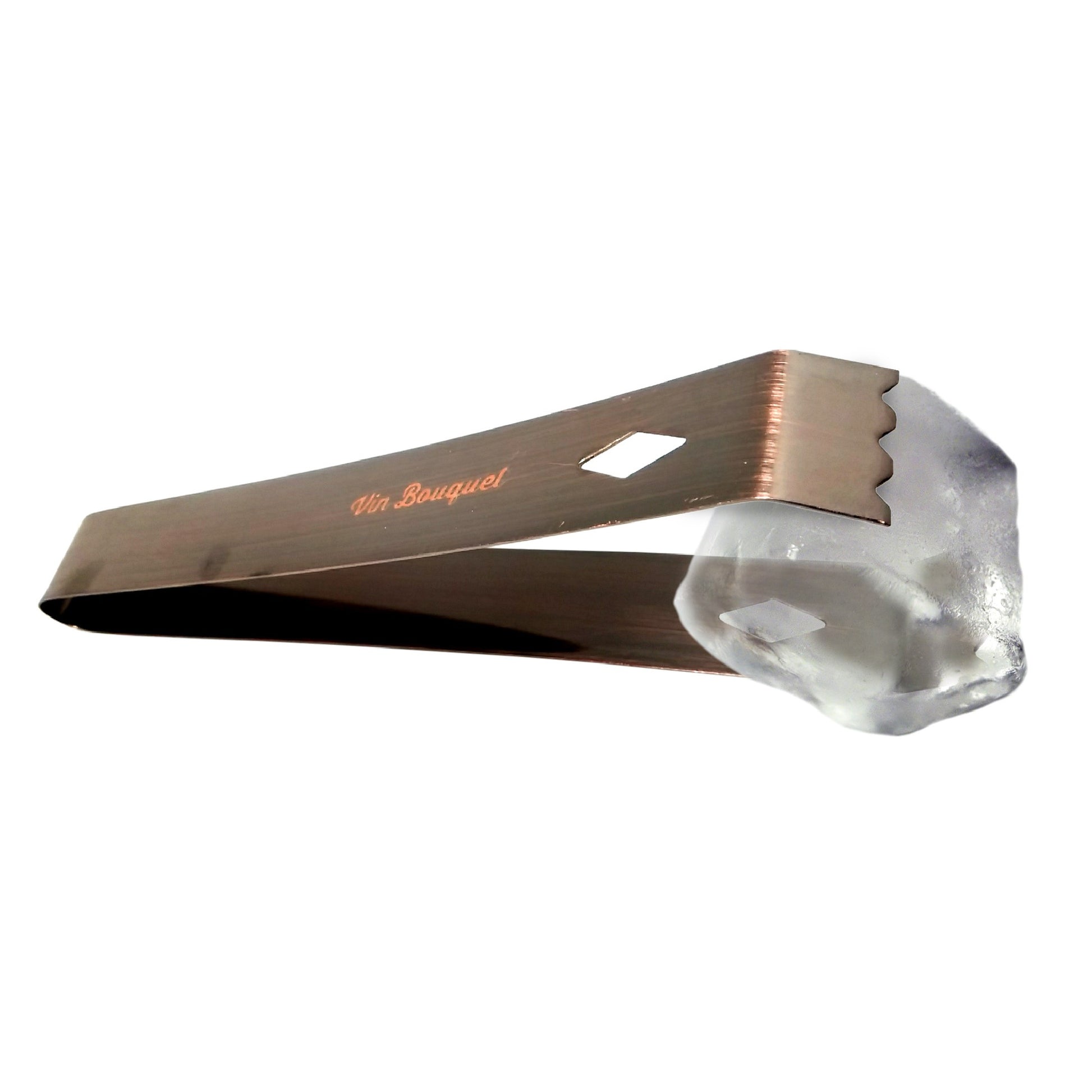 Pinzas para hielo acabado cobre vintage