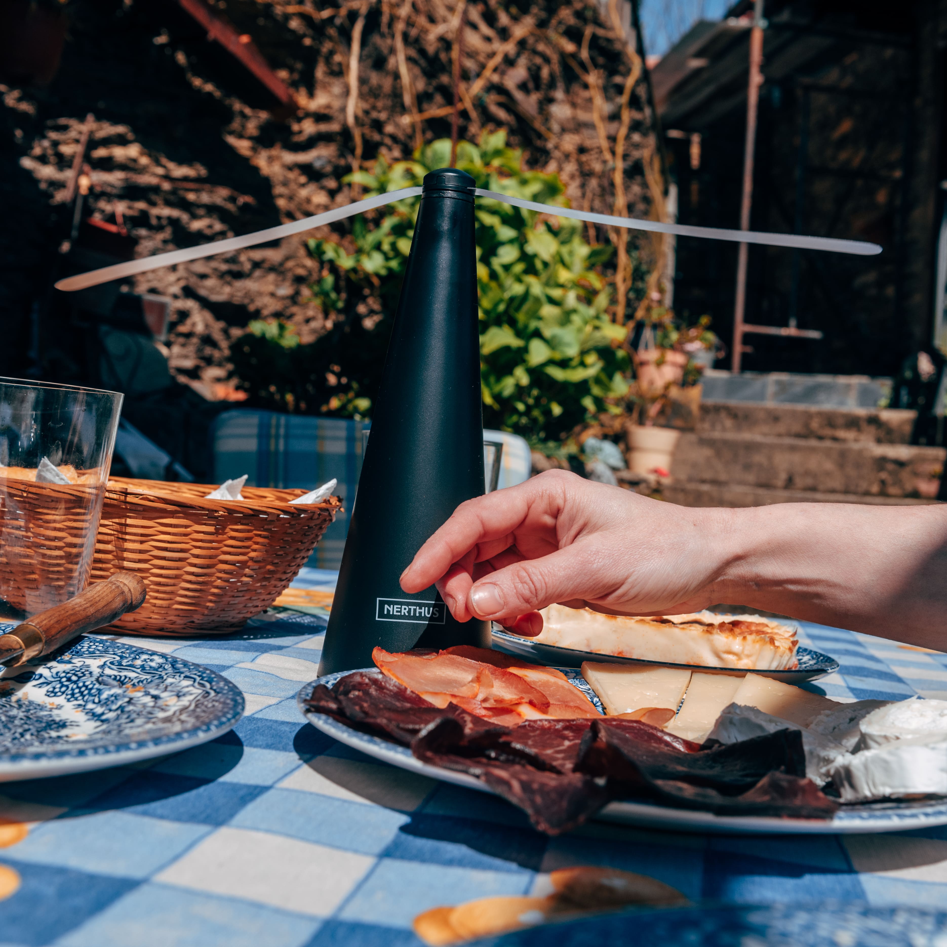 Ventilateur de table d'extérieur