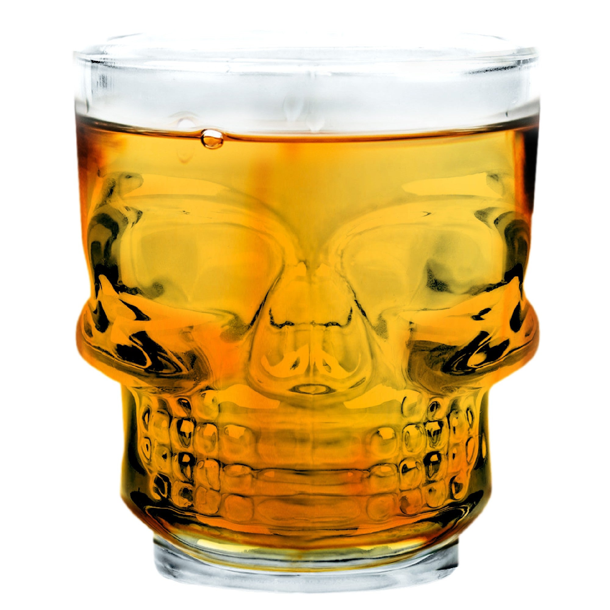 Vasos de Chupito Calavera Set 4 Vidrio