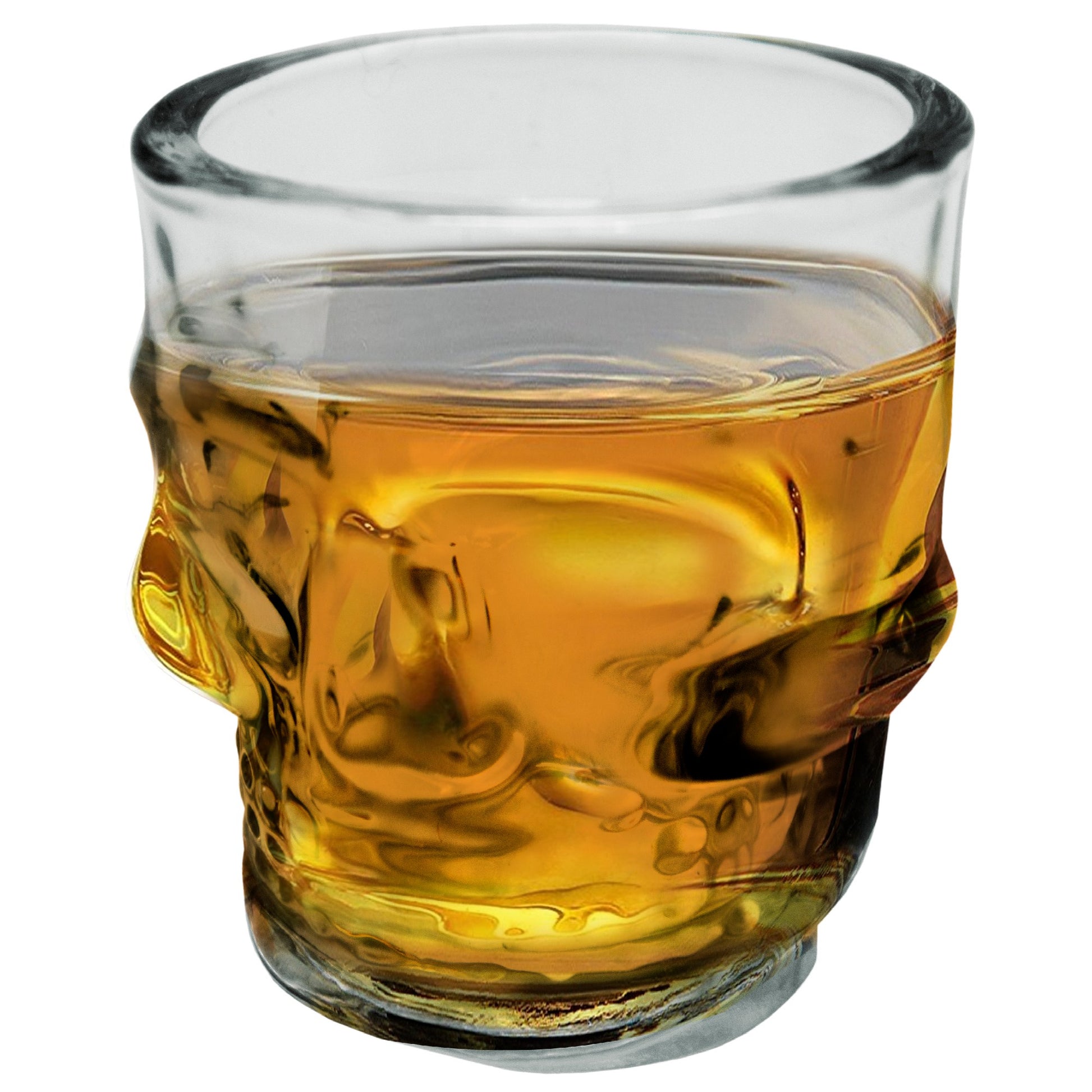 Vasos de Chupito Calavera Set 4 Vidrio