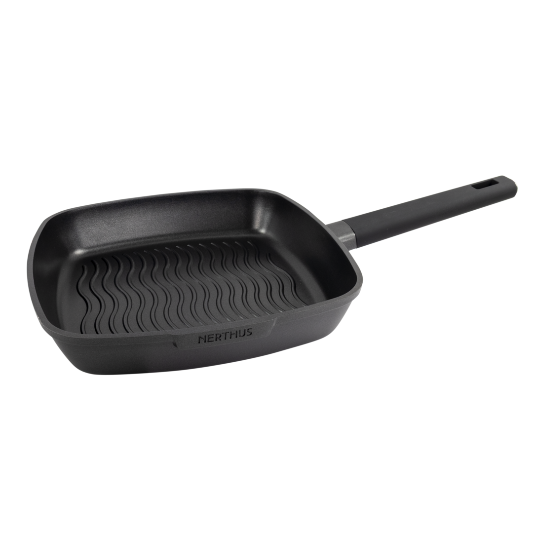 Sartén Grill de Aluminio Fundido Antiadherente Quantanium 28 cm