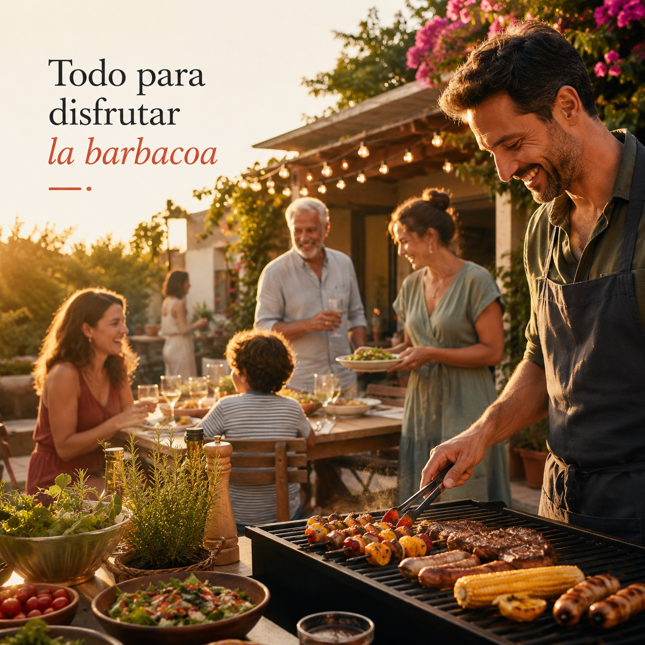 Barbacoa perfecta: todo lo que necesitas para cocinar, enfriar y servir como un profesional