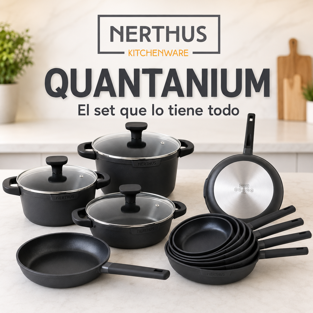 Sartenes, Cacerolas y Ollas Quantanium