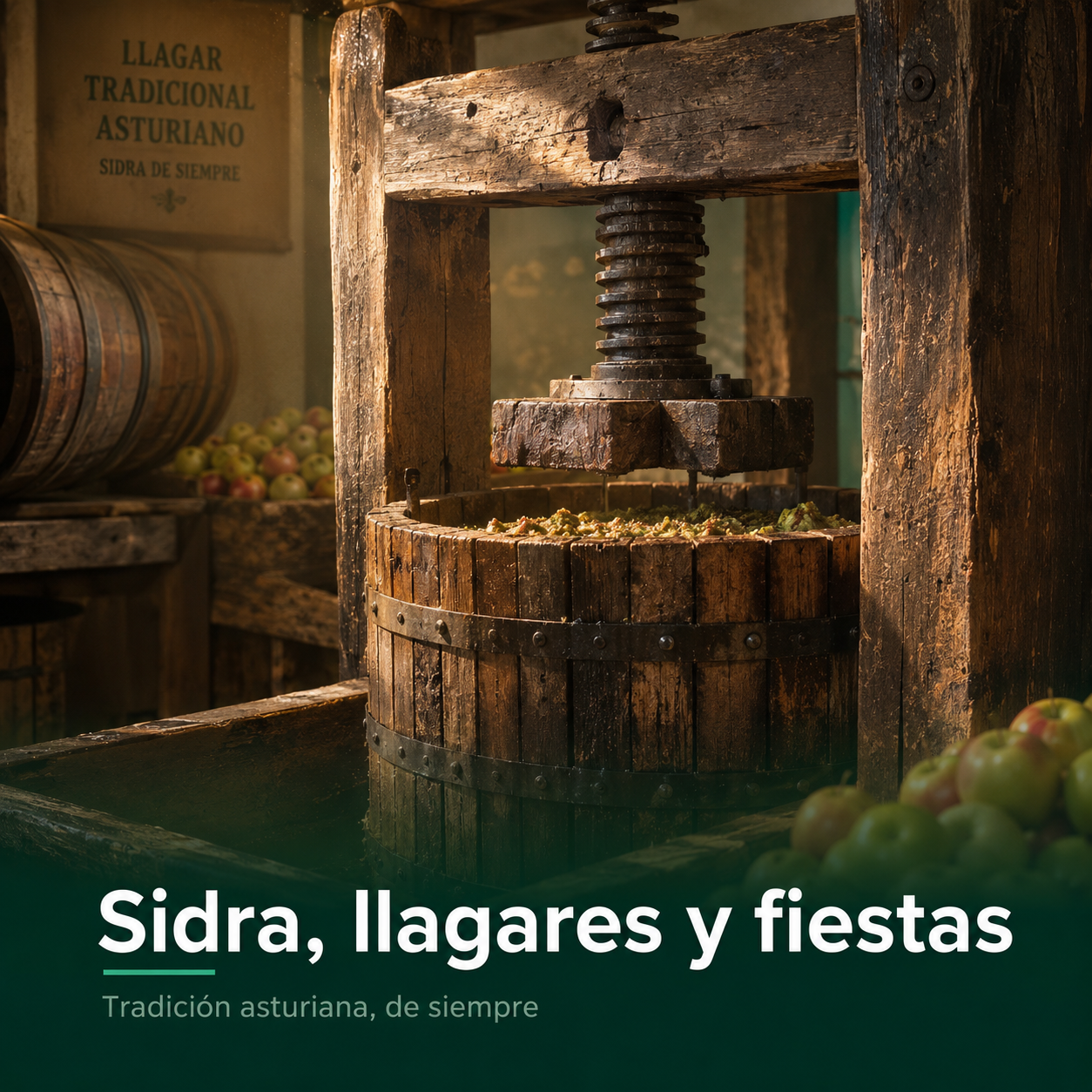 Sidra asturiana: tradición, llagares y las fiestas que nos hacen tierrina