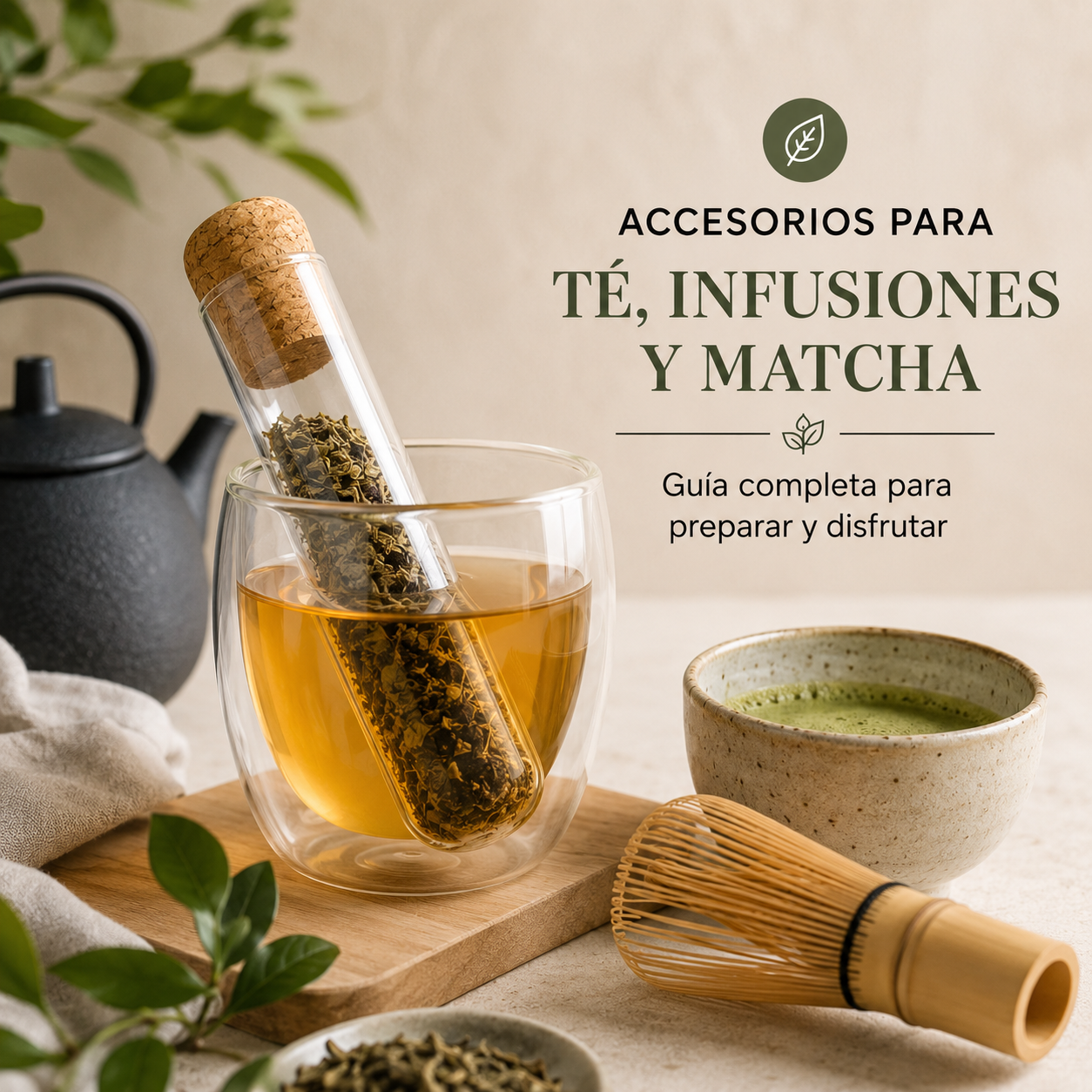 Accesorios para el té, infusiones y matcha: guía completa para preparar y disfrutar