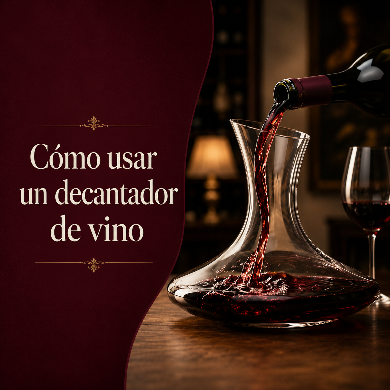 Cómo usar un decantador de vino: guía completa para sacar lo mejor de cada botella