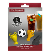 Marcadores de Copas de Silicona Fútbol con Ventosa