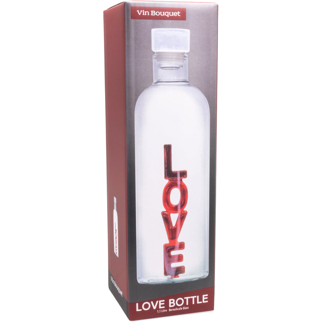Botella de Cristal con Figura Interior y Tapón – 1,1 L Diseños Decorativos