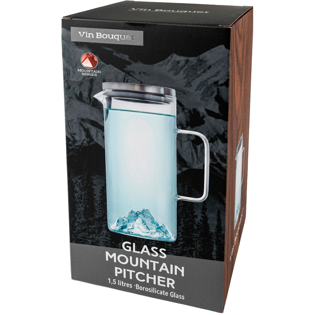 Jarra de Cristal con Asa y Tapa Mountain Series 1,5 L