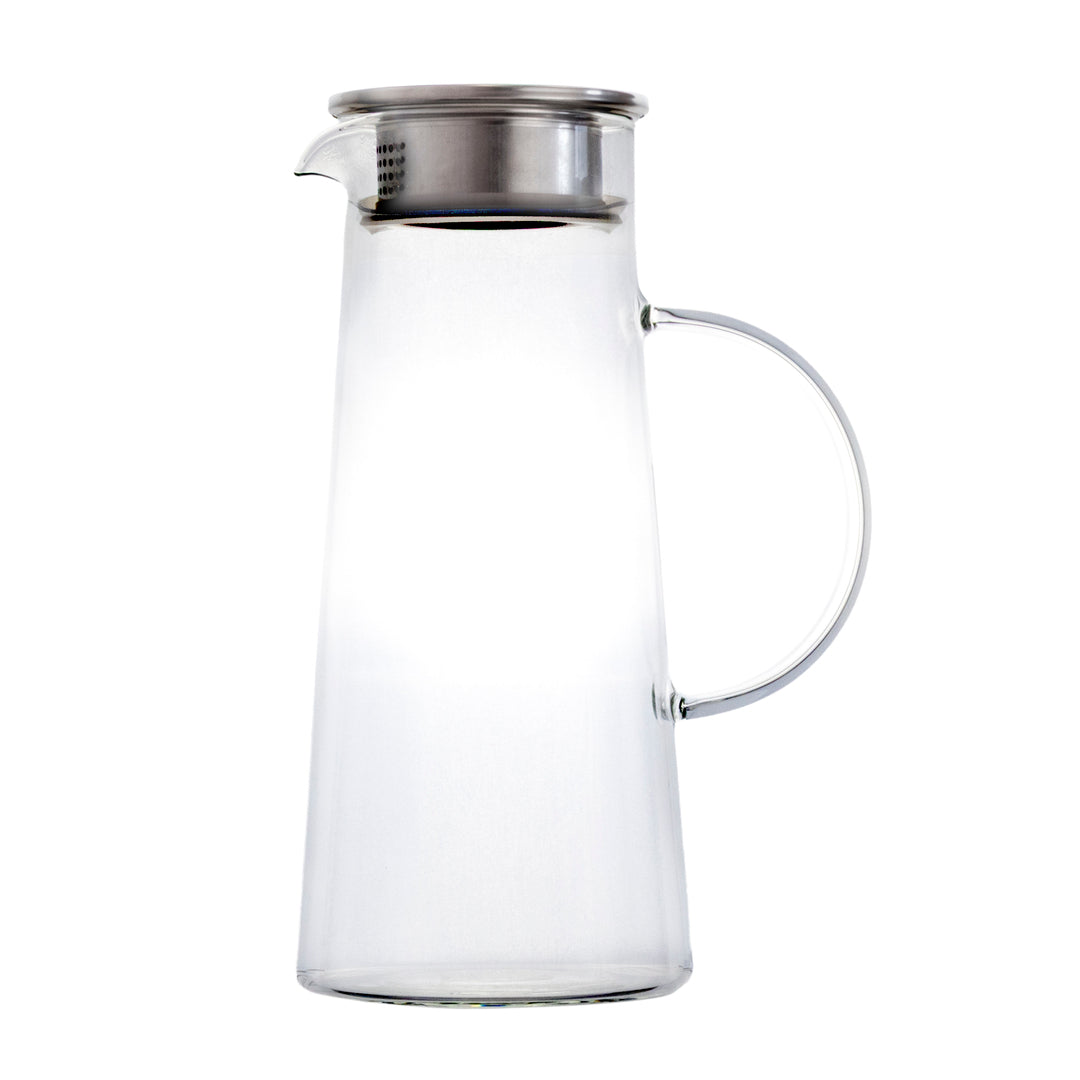 Jarra de Cristal con Asa y Tapa 1,4 L