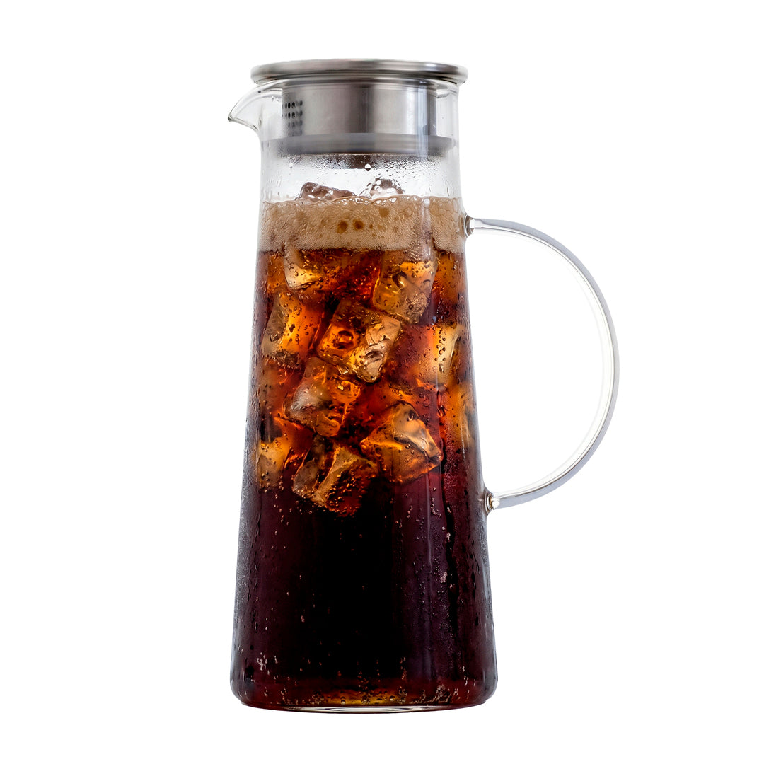 Jarra de Cristal con Asa y Tapa 1,4 L