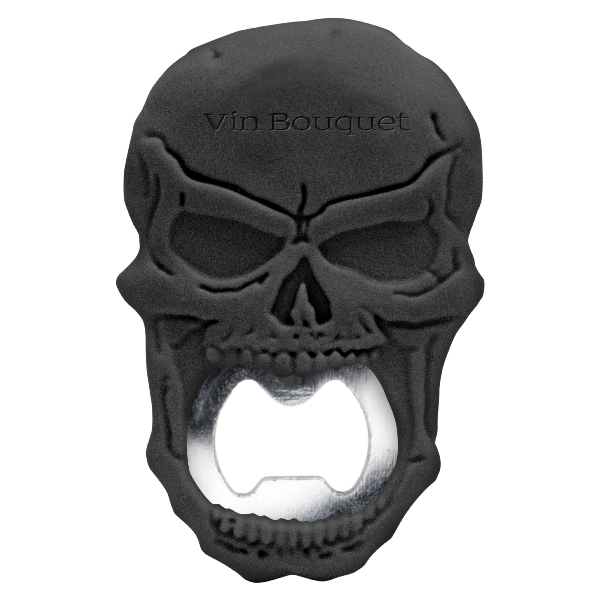 Abrebotellas Calavera Negro