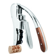 Cavatappi a Leva Cromato e in Legno