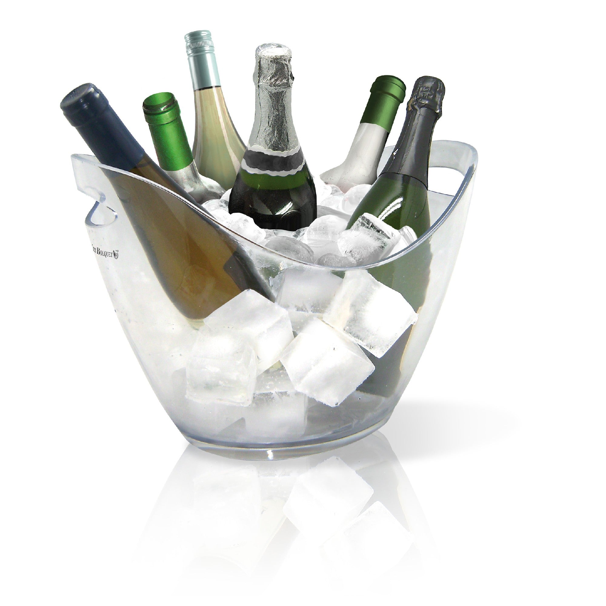 Cubitera Cubo Enfriador Transparente / 6 Botellas