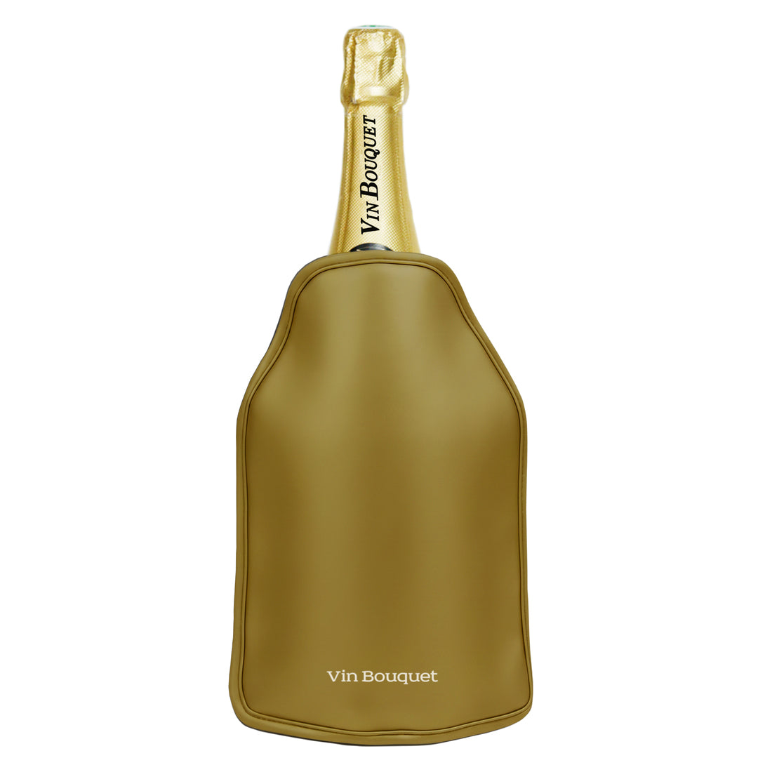 Funda Enfriadora Ajustable Antideslizante Oro