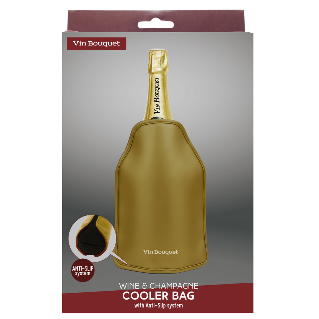 Funda Enfriadora Ajustable Antideslizante Oro