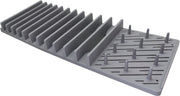 Rejilla escurreplatos de silicona con ranuras