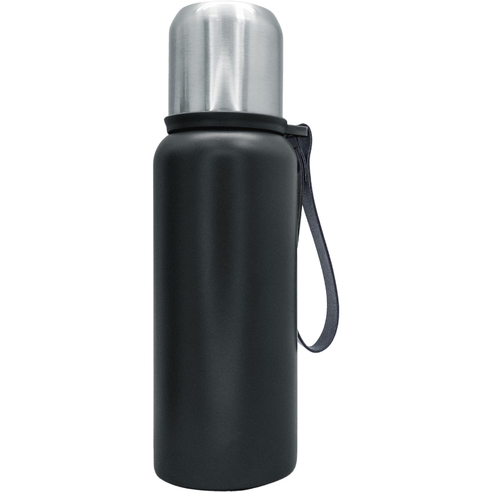 Termo acero inoxidable con vaso y tapón click 500 ml