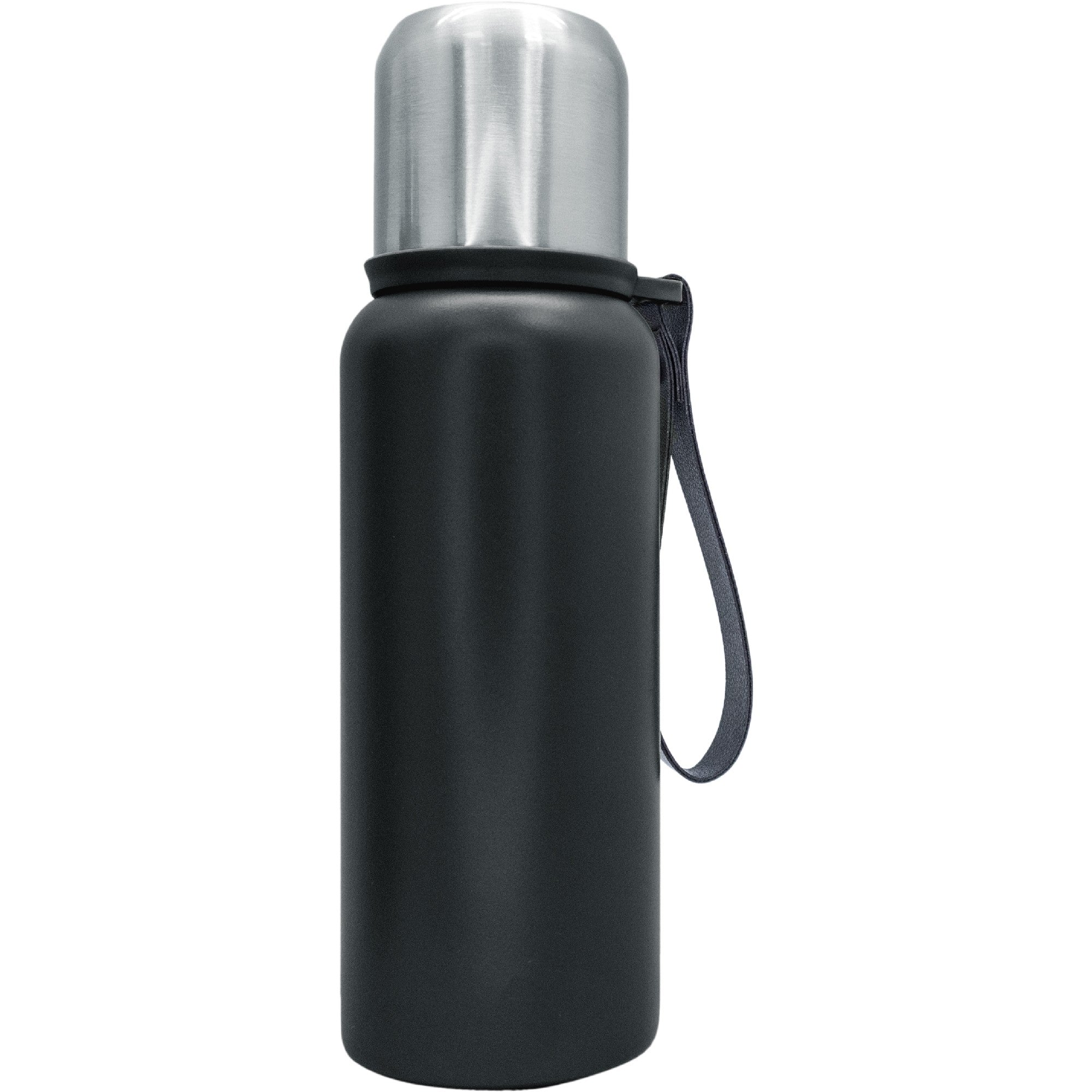 Termo acero inoxidable con vaso y tapón click 500 ml