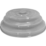 Tapa de silicona plegable para microondas transparente