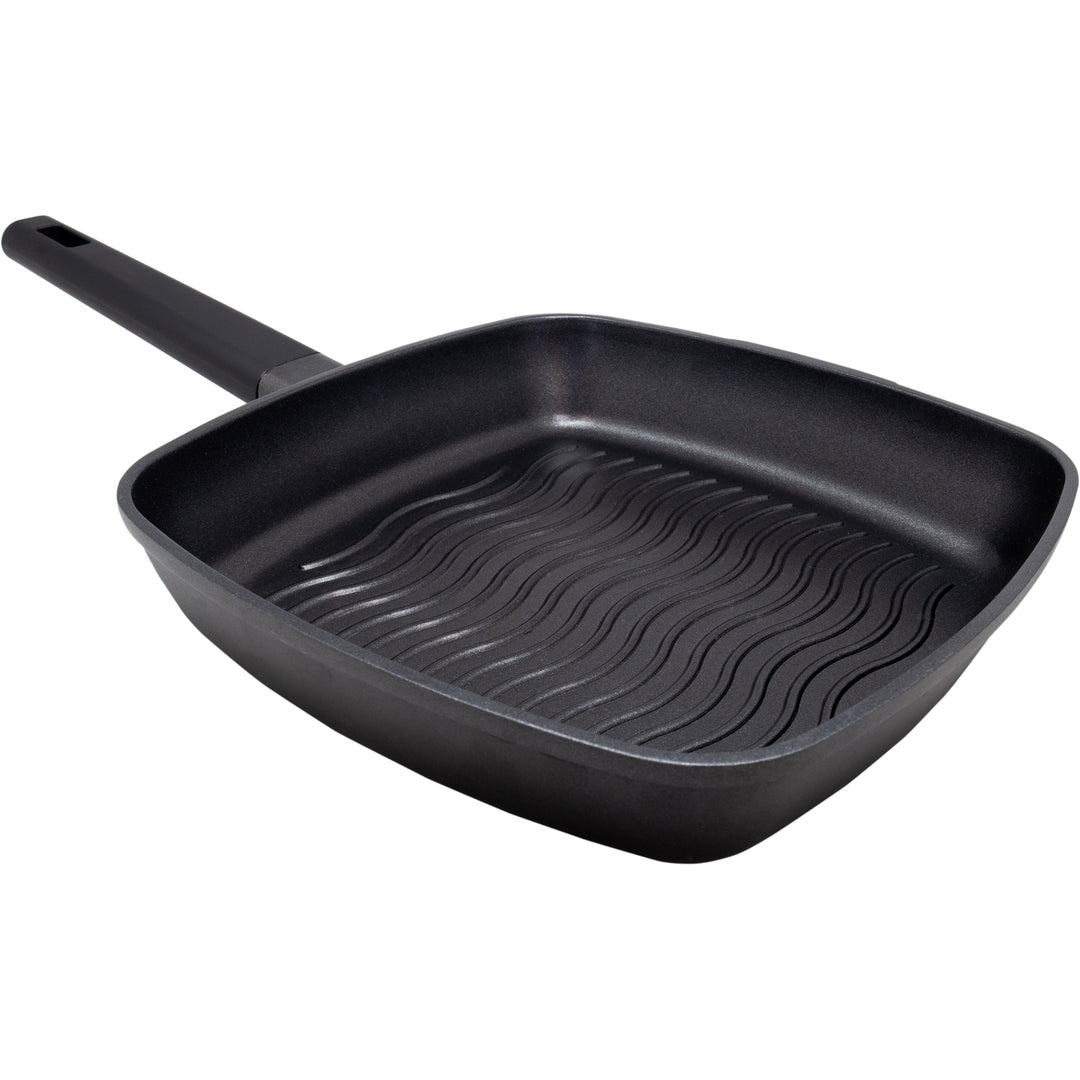 Sartén Grill de Aluminio Fundido Antiadherente Quantanium 28 cm