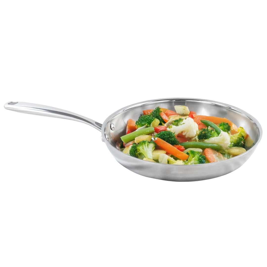 Sartén de Acero Inoxidable 3 Capas – Base Full Induction