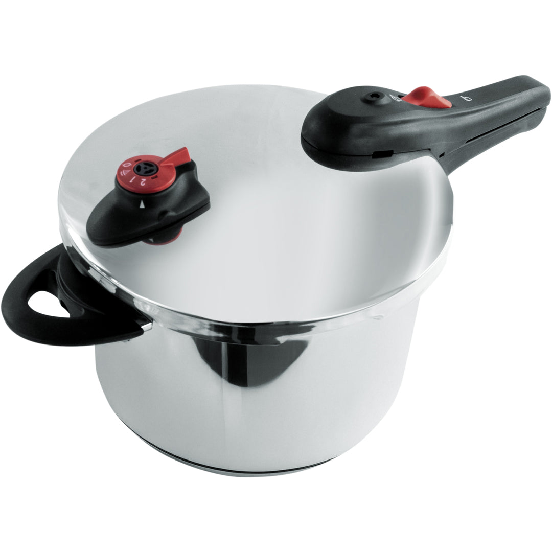 Olla a Presión Acero Inoxidable 6 L – 2 Niveles de Cocción