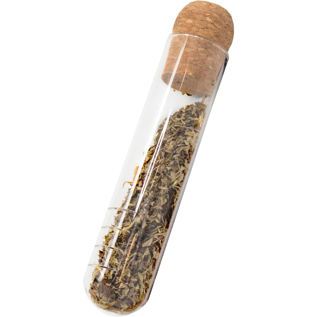 Infusor de Té de Cristal con Tapón de Corcho