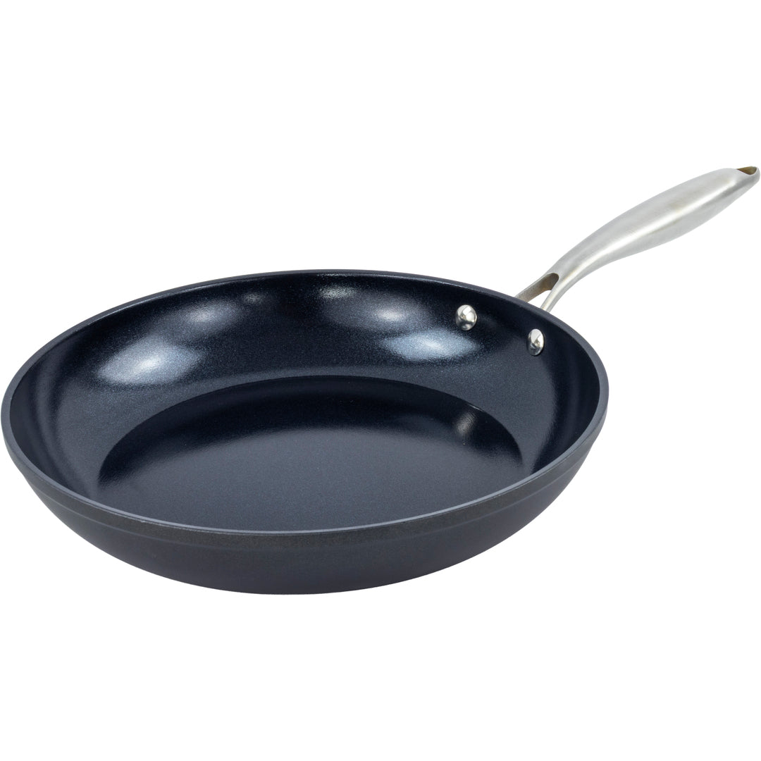 Padella in Ceramica Antiaderente con Manico in Acciaio Inox – 20 a 30 cm