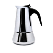 Cafetera Italiana Inducción Inoxidable 4 Tazas