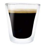 Vasos de cristal doble pared para café o té