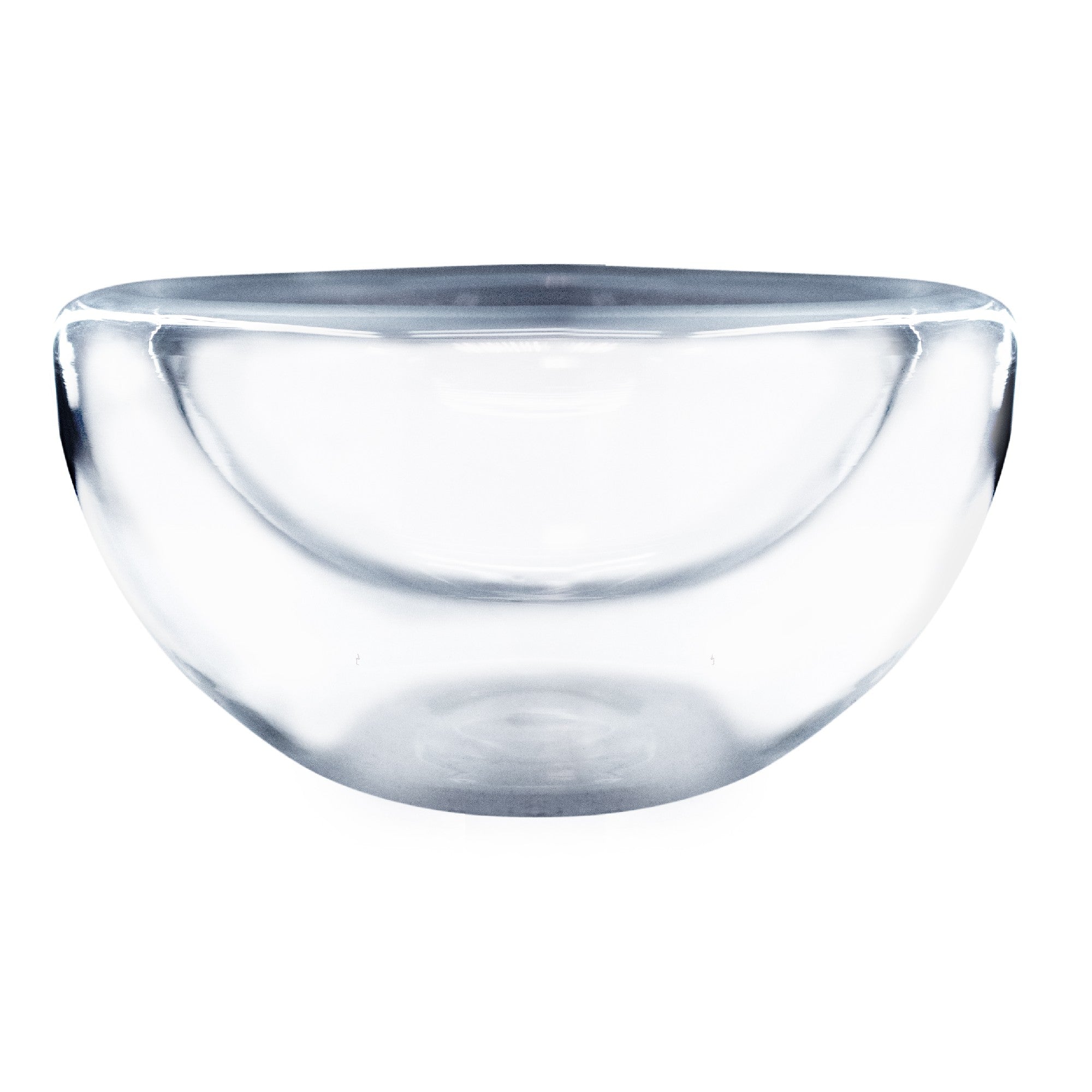 Bol de cristal doble pared para postres y helados