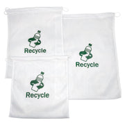 Conjunto de sacos de malha de plástico 100% reciclado
