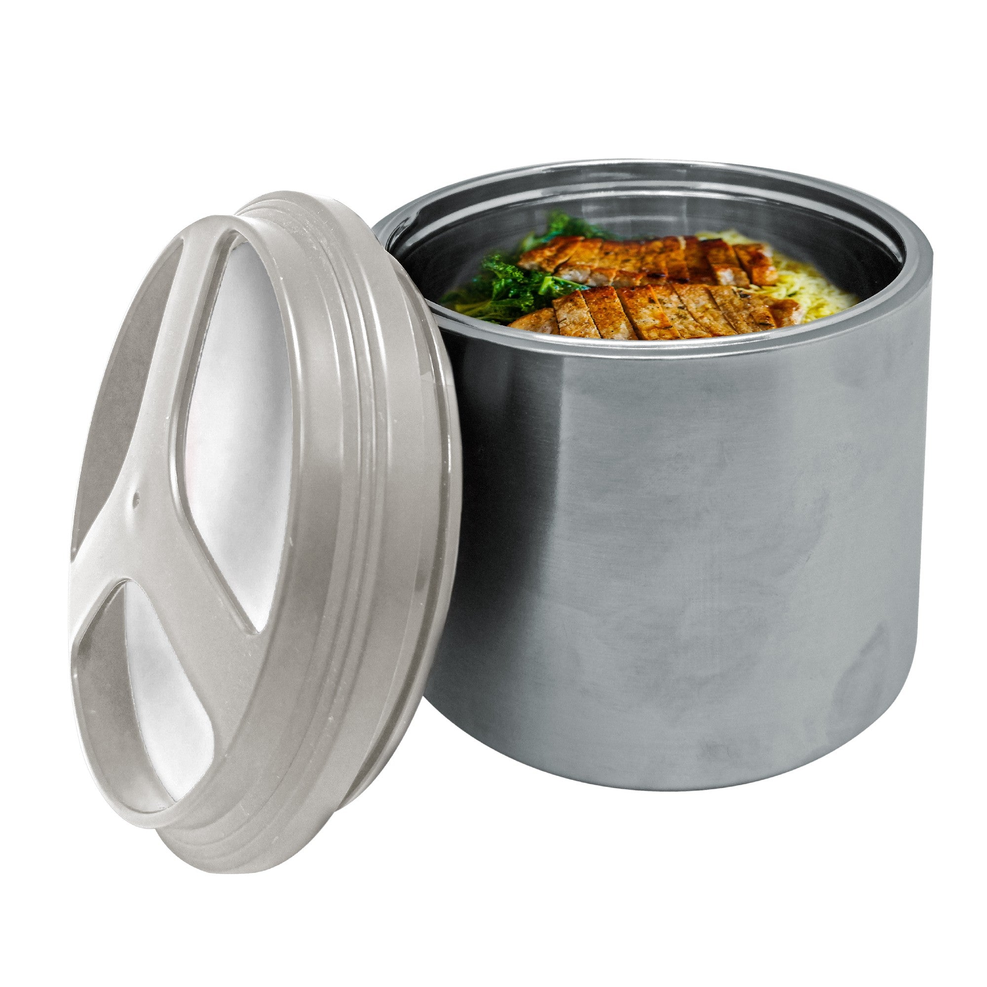 Termo alimentario acero inoxidable 1L o 1.5L de doble compartimento 1000 ml,1500 ml