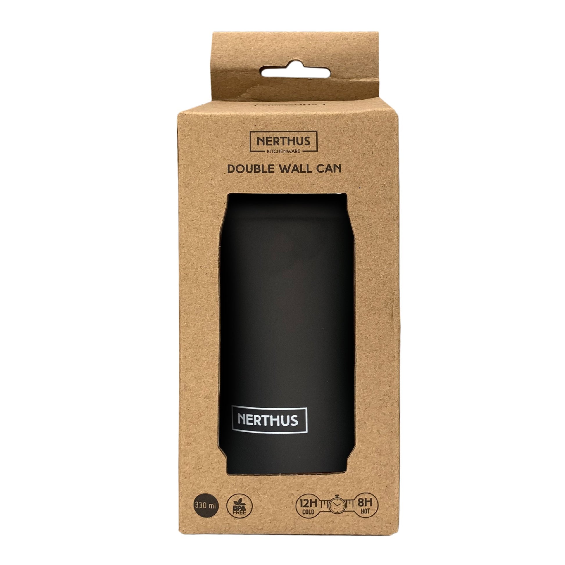 Lata térmica 330 ml Coral,Turquesa,Negro,Madera