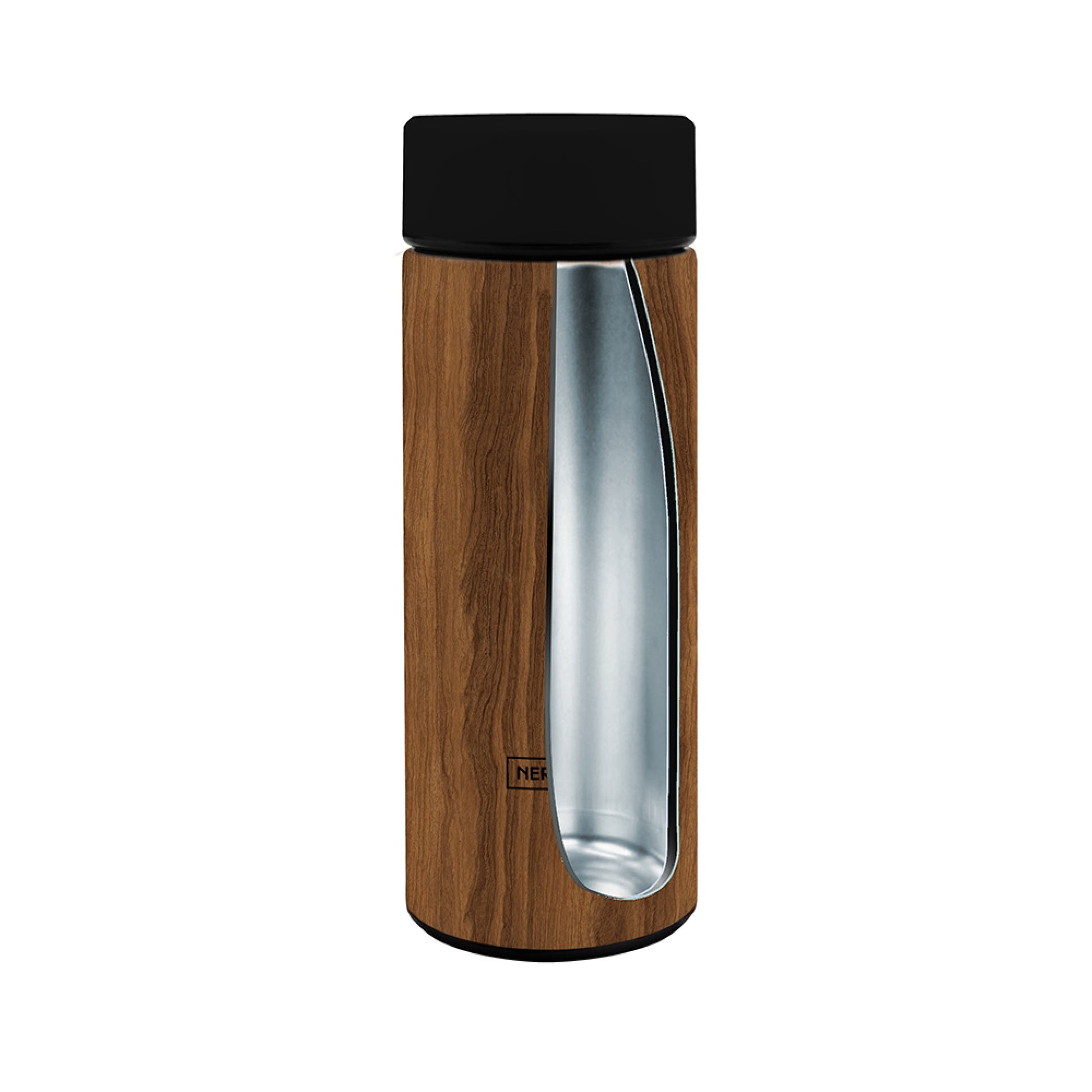 Botella Termo 300 ml con Infusor Coral,Madera,Negro