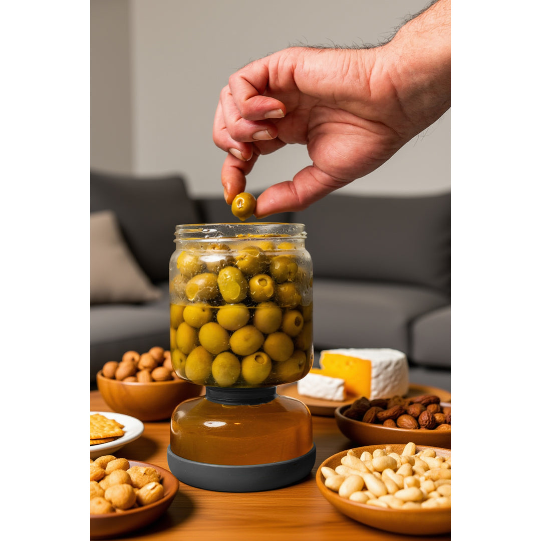 Tarro de Cristal para Encurtidos Gris 750 ml