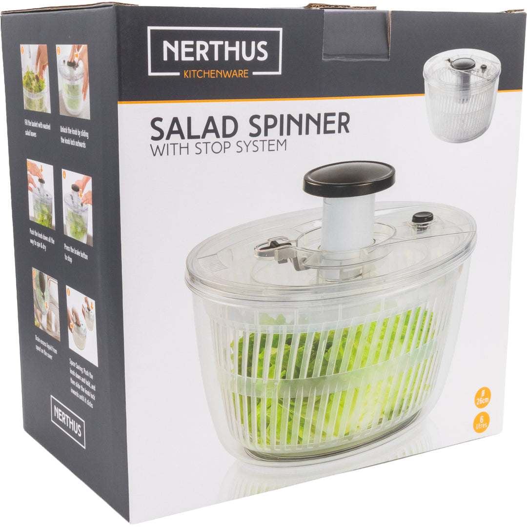 Centrifugadora de Ensaladas XL 6 L con Freno
