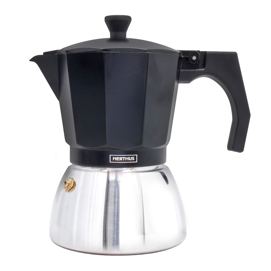 Cafetera Italiana de Inducción con Base de Acero Inoxidable