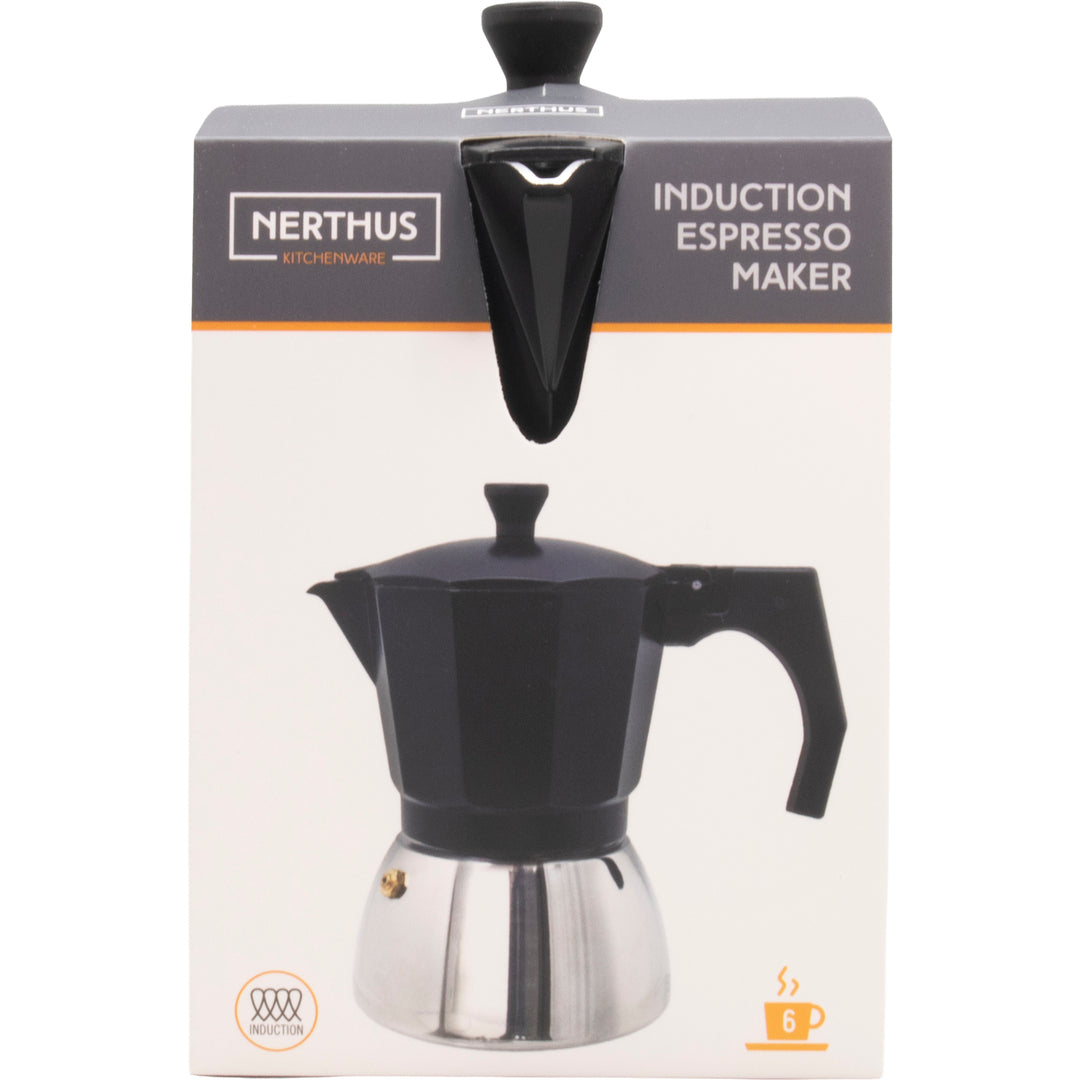 Cafetera Italiana de Inducción con Base de Acero Inoxidable